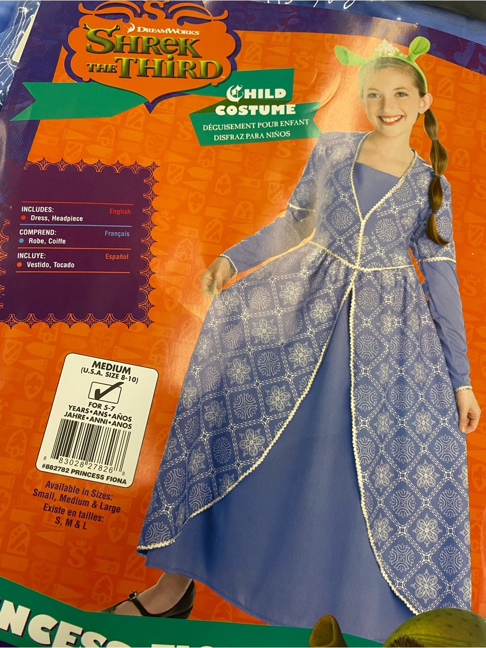 Rubie's Shrek Child Princess Fiona Costume - Medium